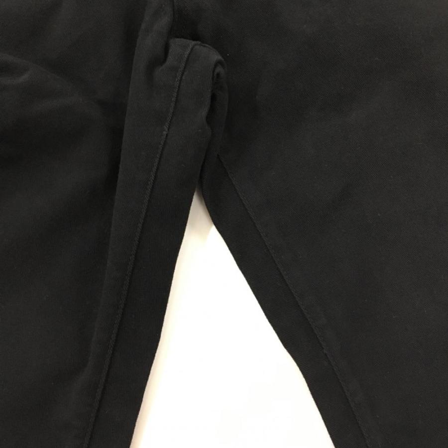 PEARLY GATES パーリーゲイツ パンツ 黒 ロゴ刺しゅう コットン