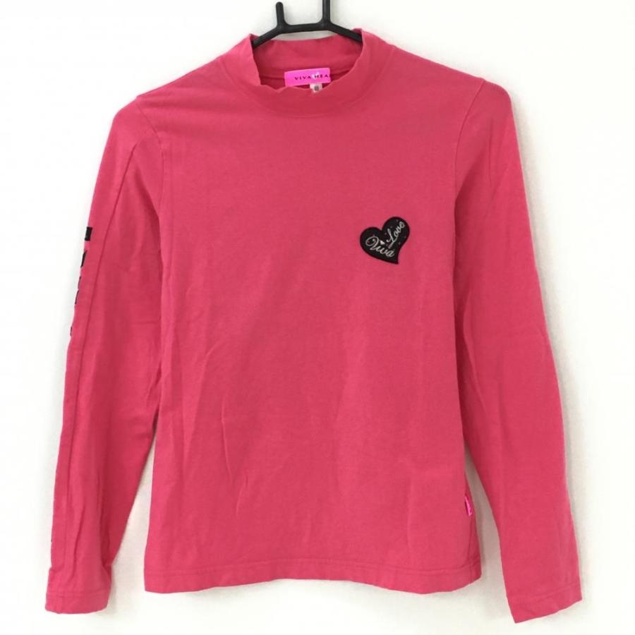 VIVA HEART ピンク タートルネックシャツ サイズ42 ビバハート