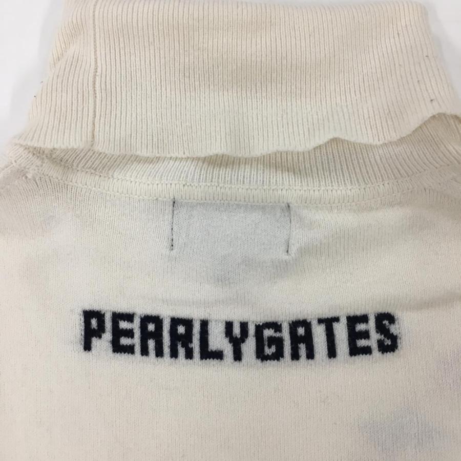 PEARLY GATES（パーリーゲイツ） タートルネックセーター アイボリー