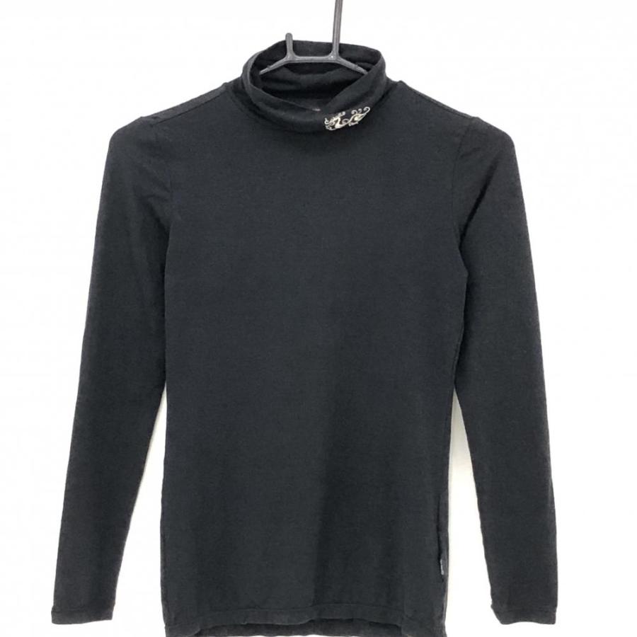 Dance With Dragon（ダンスウィズドラゴン） 長袖ハイネックシャツ 黒