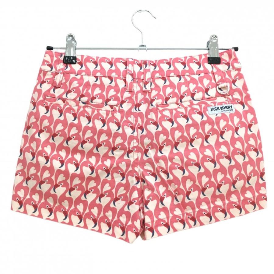 Jack Bunny!! ジャックバニー ショートパンツ ピンク×レッド 鳥 Jack Bunny!! ジャックバニー ショートパンツ ピンク×レッド 鳥