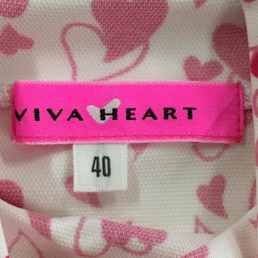 VIVA HEART ピンク タートルネックシャツ サイズ42 ビバハート