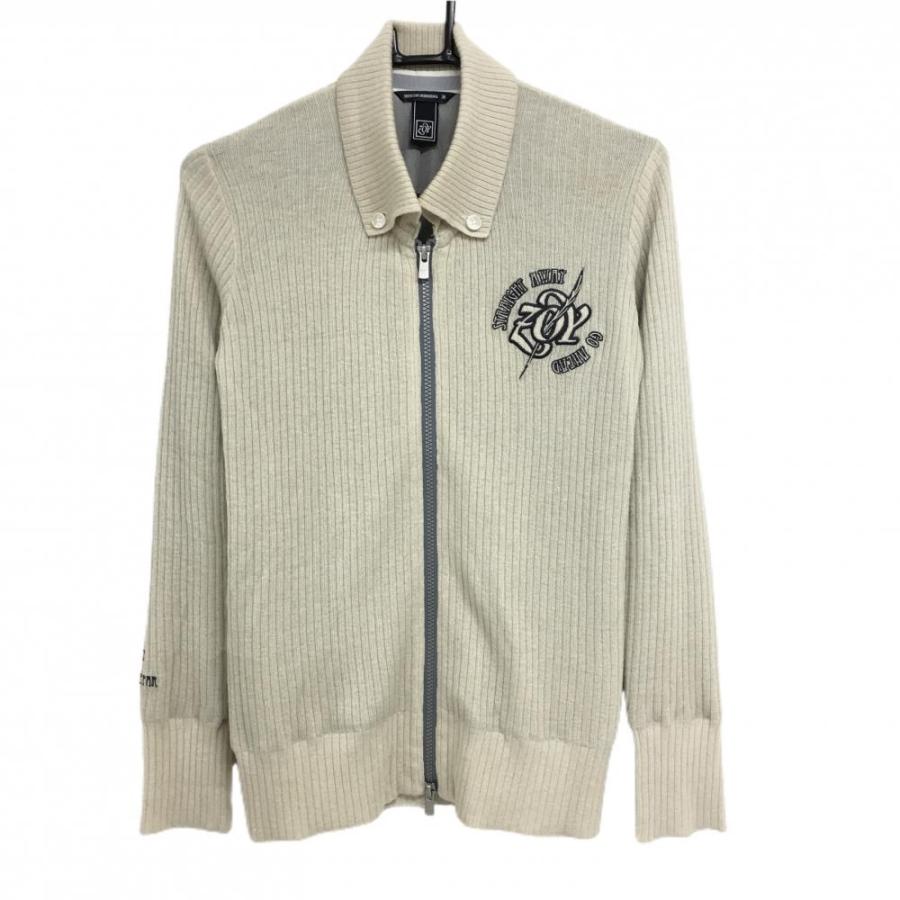 新品未使用 ゾーイ ゴルフ ウール カシミア セーター オリーブ アーガイル