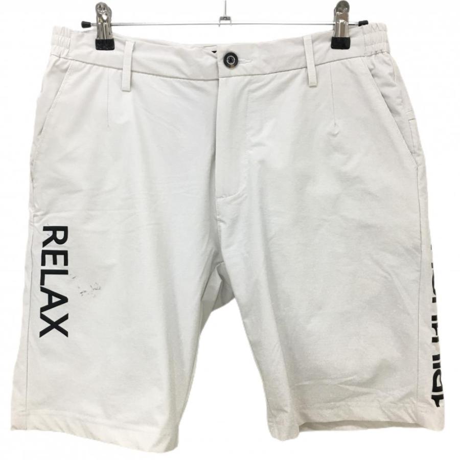 ウノピゥウノウグァーレトレリラックス ハーフパンツ 白×黒 裏地  