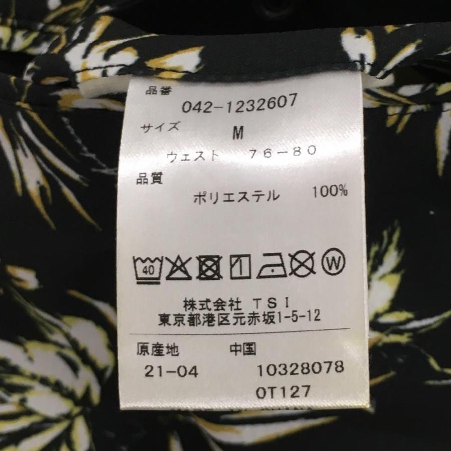 St ANDREWS セントアンドリュース ハーフパンツ 黒×イエロー×白 花柄