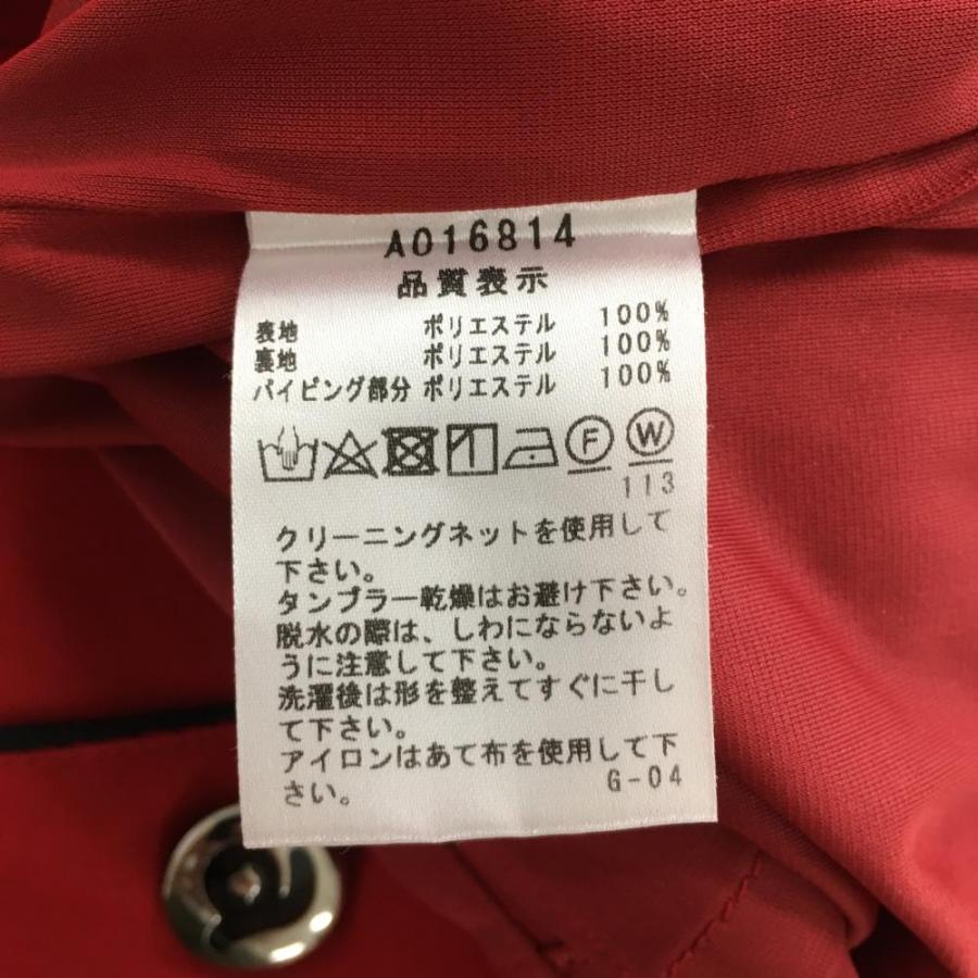 archivio（アルチビオ） スカート レッド×黒 後ろプリーツ 裏地付