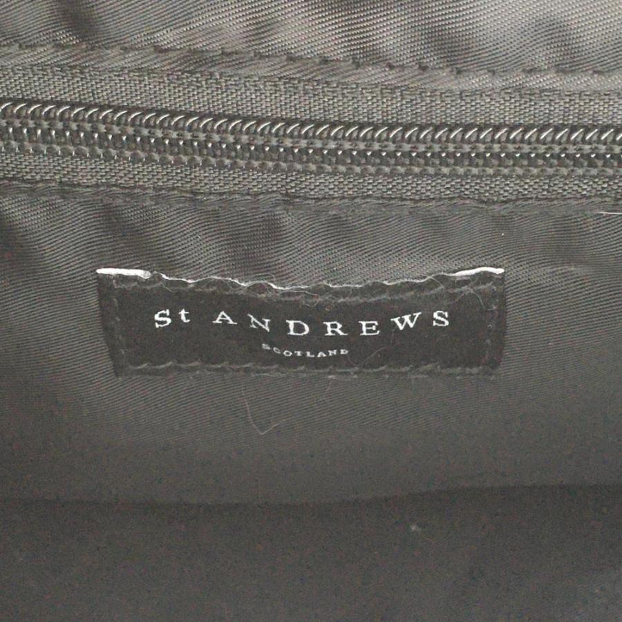 St ANDREWS セントアンドリュース カートバッグ 白×シルバー スタッズ