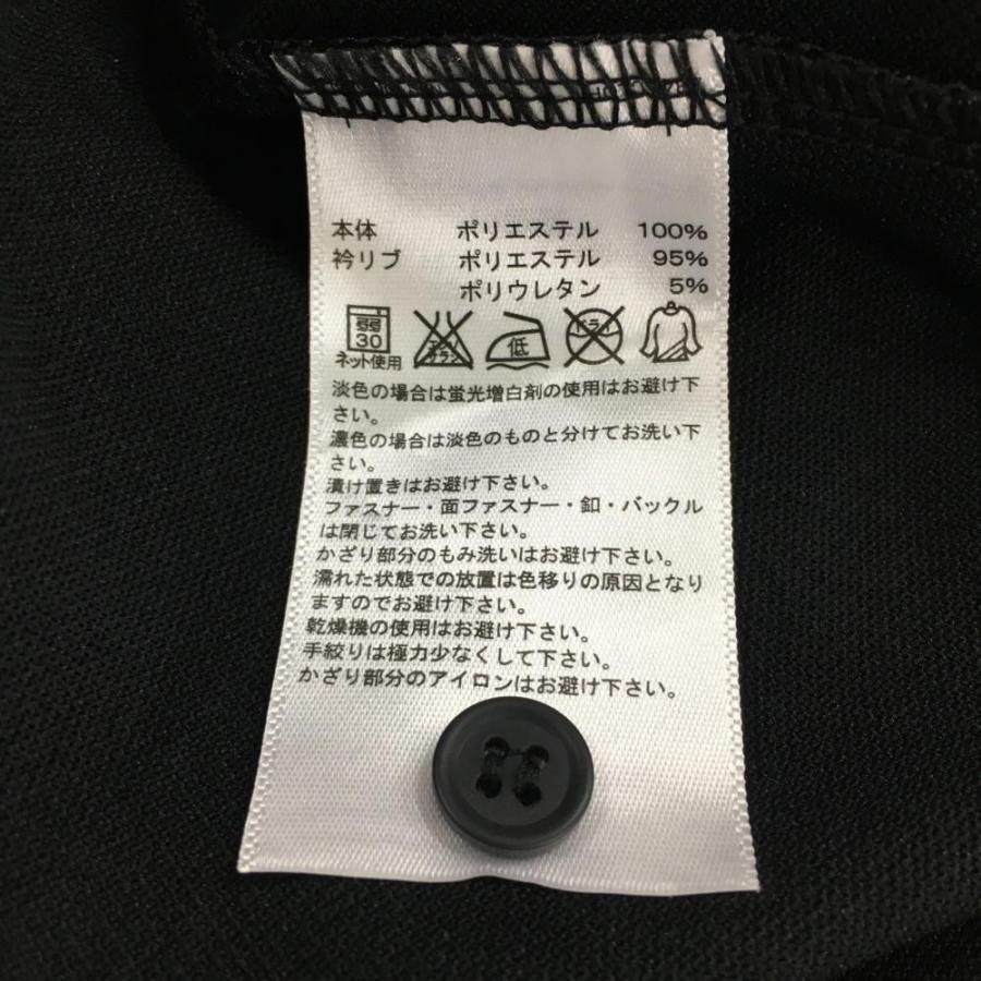adidas（アディダス） 半袖ポロシャツ 黒×ピンク 襟ライン climalite