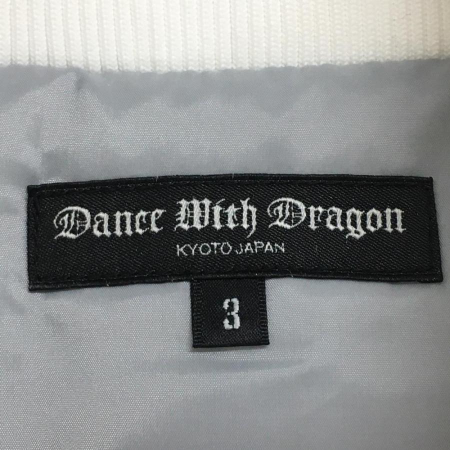 ダンスウィズドラゴン 中綿ジャケット 白×黒 チビドラ ダンスウィズドラゴン 中綿ジャケット 白×黒 チビドラ