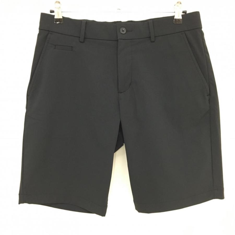 超美品KJUS メンズ テイラードパンツ W33 L32 チュース ハーフパンツ 黒 シンプル ストレッチ メンズ W33 ゴルフ