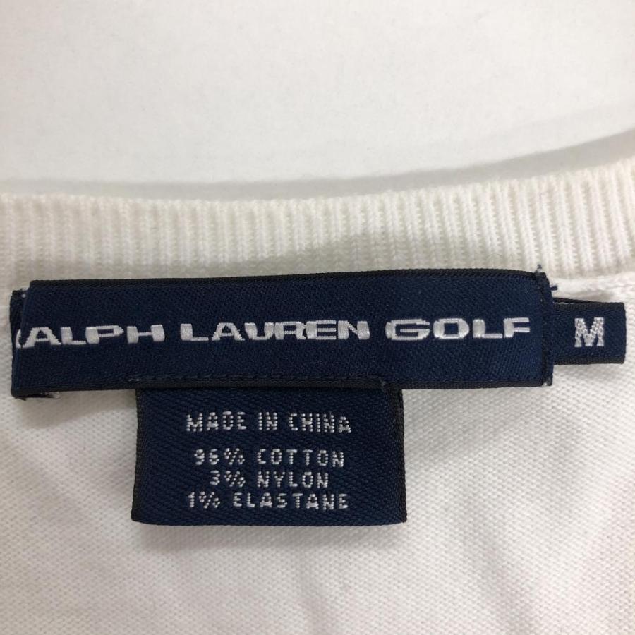 POLO RALPH LAUREN ラルフローレンゴルフ セーター 白 ニット V POLO RALPH LAUREN ラルフローレンゴルフ セーター 白 ニット V
