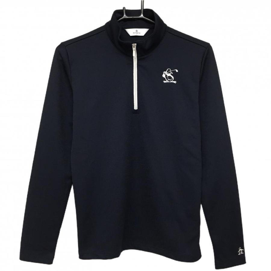 Munsingwear マンシングウェア 長袖ハイネックシャツ ダークネイビー 