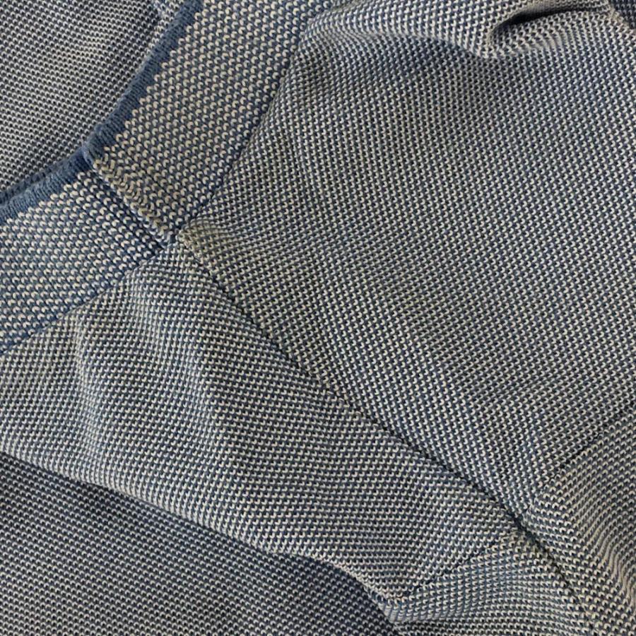 PEARLY GATES パーリーゲイツ 半袖ポロシャツ ライトブルー×白 30周年