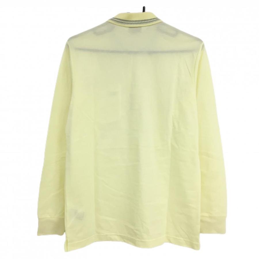 Black＆White ブラックアンドホワイト 長袖ポロシャツ イエロー