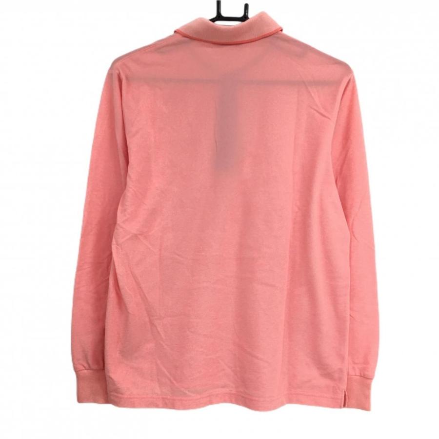 Black＆White ブラックアンドホワイト 長袖ポロシャツ オレンジ