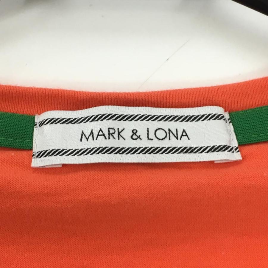MARK&LONA（マークアンドロナ） 半袖Tシャツ オレンジ×イエロー