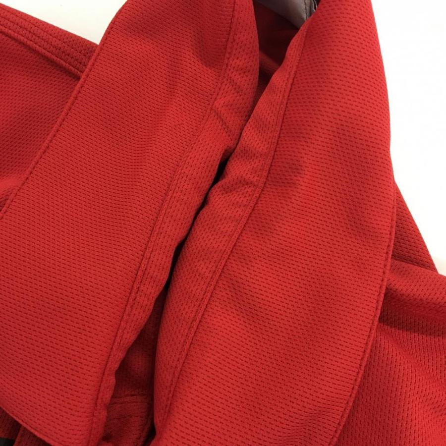 新品3XL Adidas ショートスリーブ ポロシャツ レッド　JL5987 adidas（アディダス） 長袖ポロシャツ レッド×黒 胸3ライン 背面ロゴ