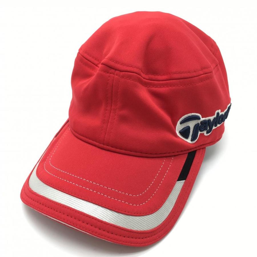 TaylorMade（テーラーメイド） ワークキャップ レッド×ネイビー 立体