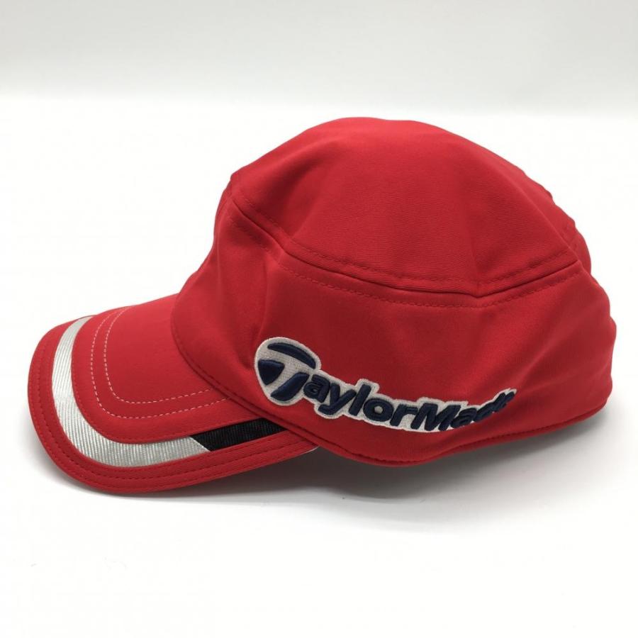 TaylorMade（テーラーメイド） ワークキャップ レッド×ネイビー 立体