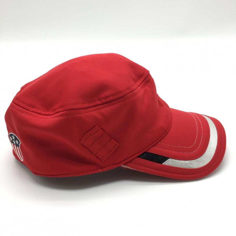 TaylorMade（テーラーメイド） ワークキャップ レッド×ネイビー 立体