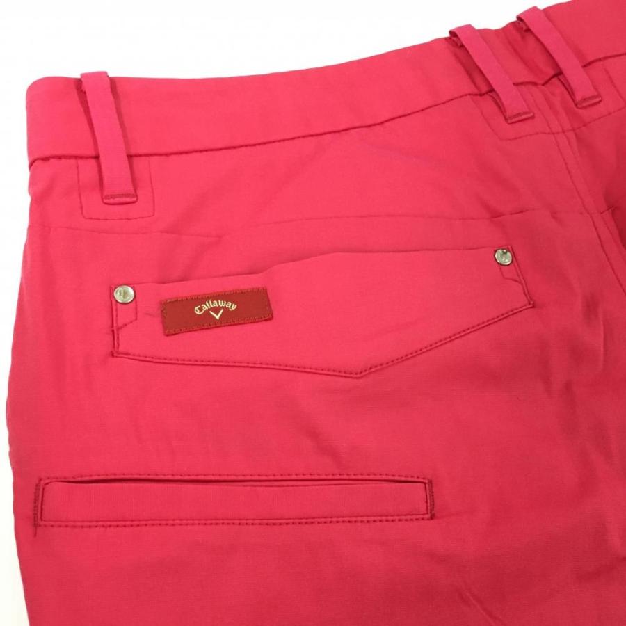 Callaway キャロウェイレッドレーベル パンツ ピンクレッド ポケット口