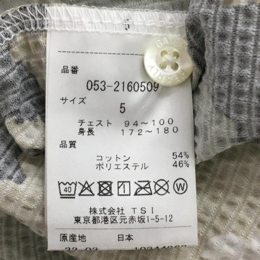 PEARLY GATES パーリーゲイツ 半袖ポロシャツ カーキ×ベージュ×白 迷彩 