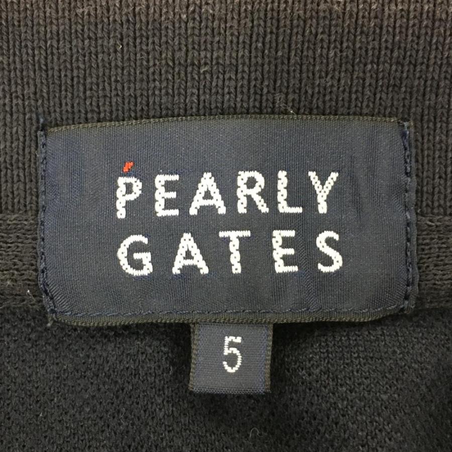 PEARLY GATES パーリーゲイツ 半袖ポロシャツ ダークネイビー×白 PEARLY GATES パーリーゲイツ 半袖ポロシャツ ダークネイビー×白