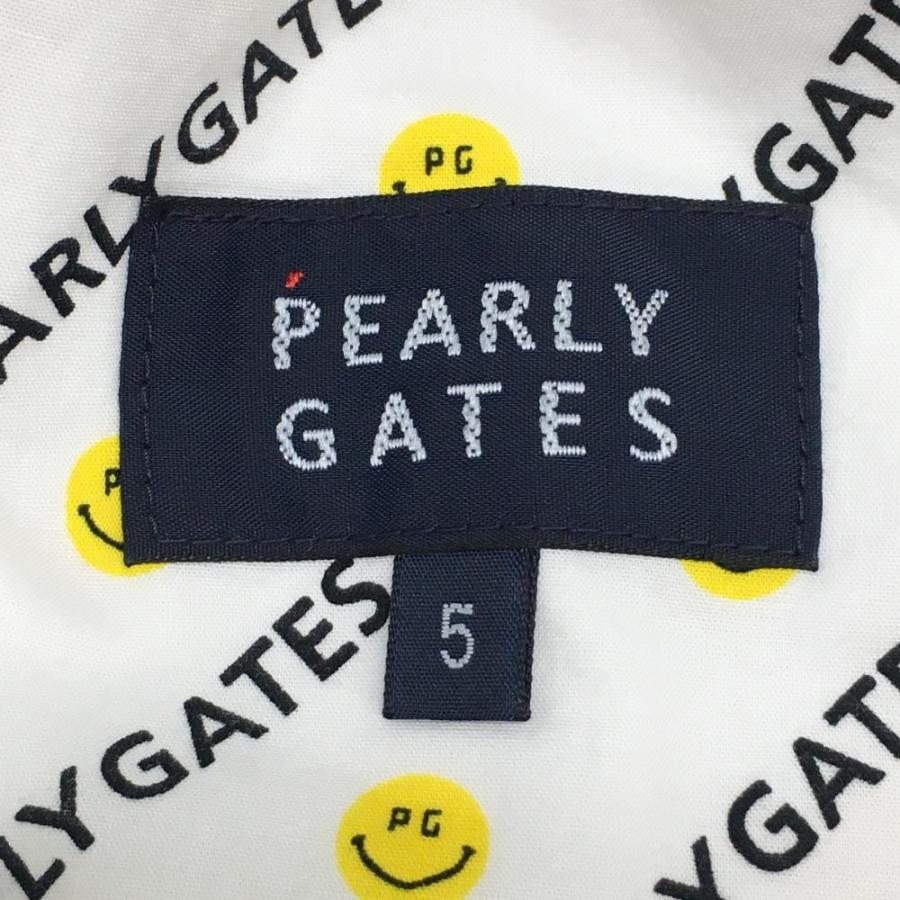 PEARLY GATES（パーリーゲイツ） ハーフパンツ 白×オレンジ バイカラー