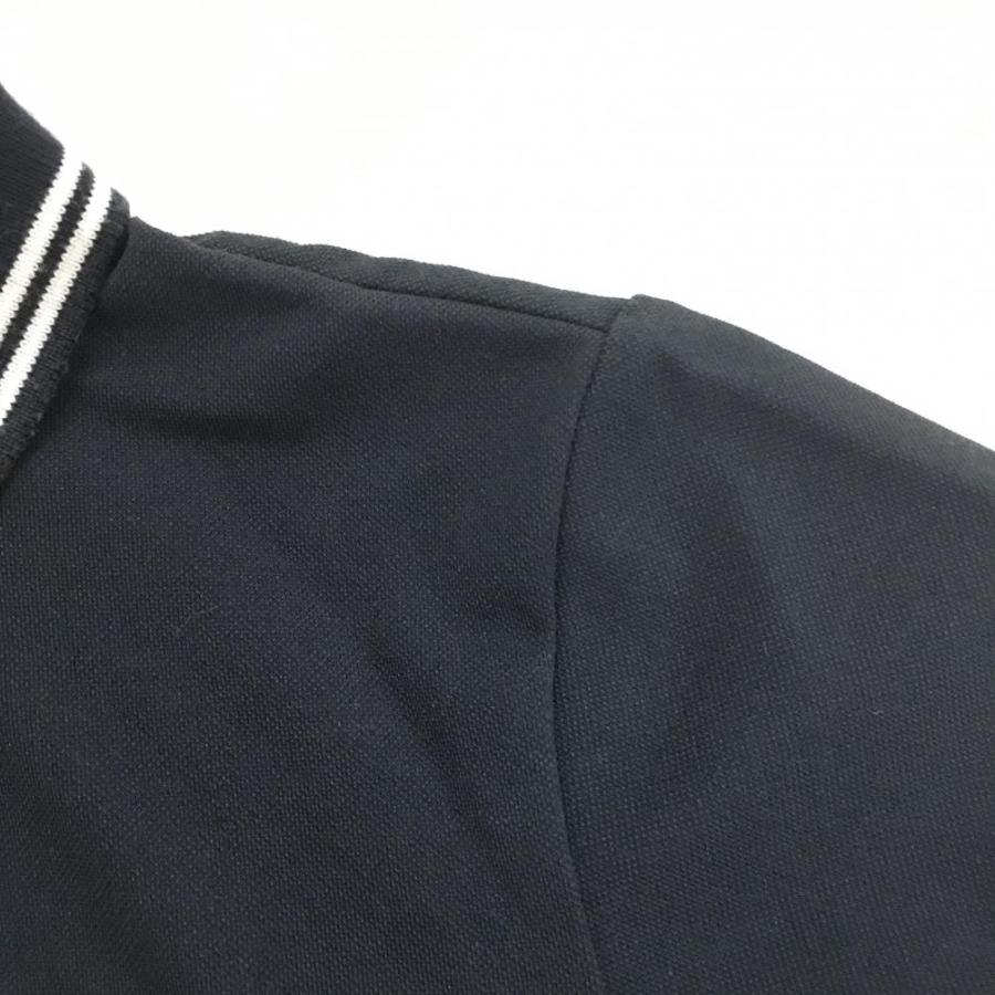 Jack Bunny!!（ジャックバニー） 半袖ポロシャツ ネイビー×白