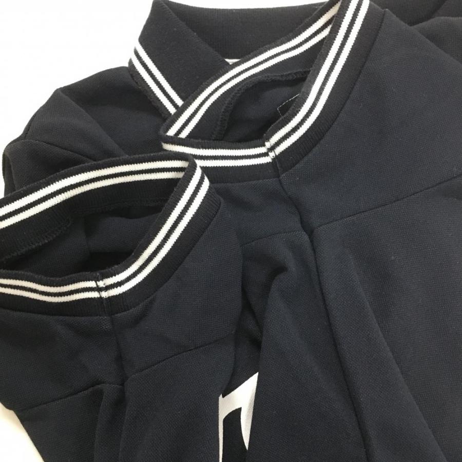 Jack Bunny!!（ジャックバニー） 半袖ポロシャツ ネイビー×白