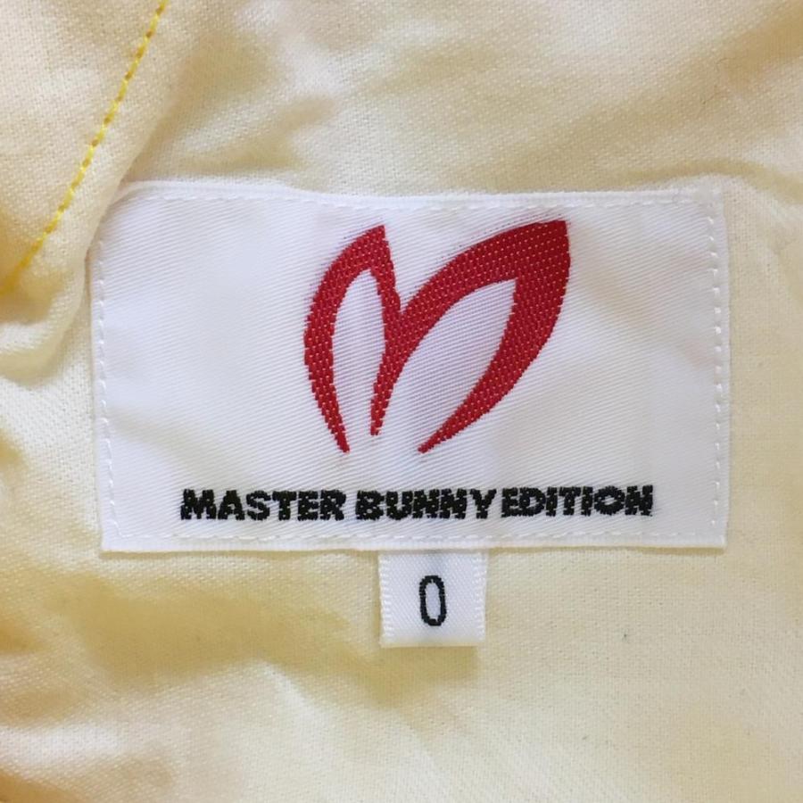 超美品】マスターバニー パンツ イエロー 表微起毛 ロゴ刺しゅう 超美品】マスターバニー パンツ イエロー 表微起毛 ロゴ刺しゅう