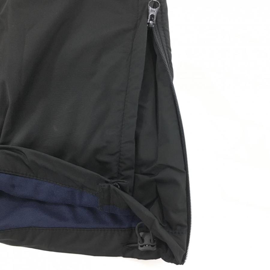 パーリーゲイツ　メンズパンツ　黒　裏地付 美品】パーリーゲイツ パンツ 黒 裏地付き 複数ポケット 裾ジップ