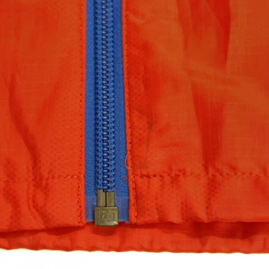 マンシングウェア アウターベスト レッド×ブルー ジップポケット 薄手  