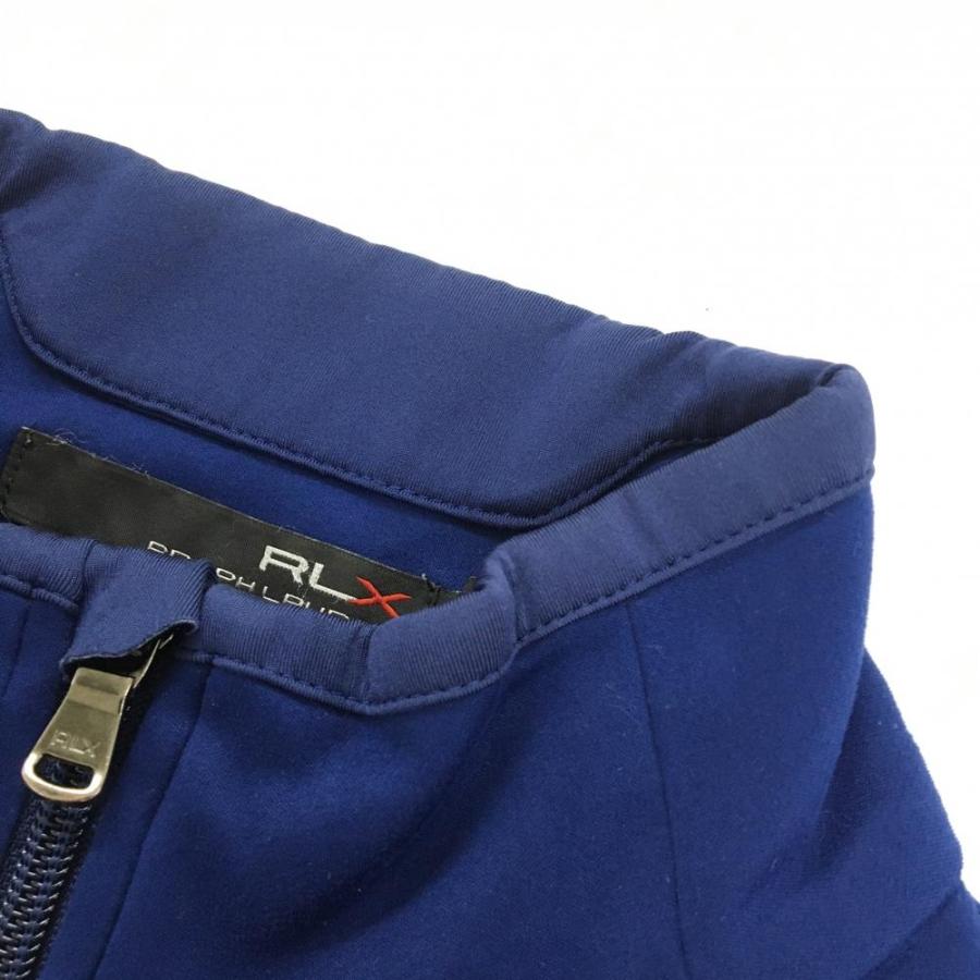 RLX RLXラルフローレン ジップベスト ブルー×ネイビー メンズ S