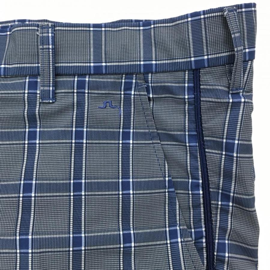 新品 J.LINDEBERG ジェイリンドバーグ チェック ハーフパンツ J.LINDEBERG（ジェイリンドバーグ） ハーフパンツ グレー×ネイビー