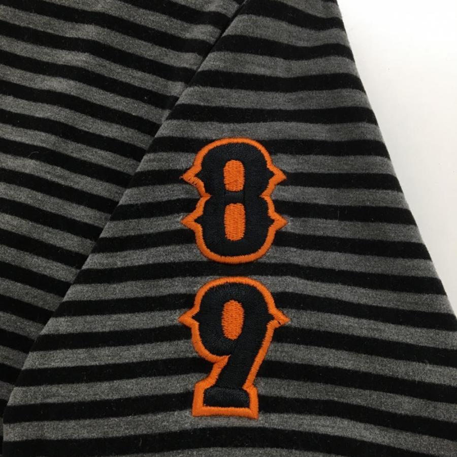 PEARLY GATES（パーリーゲイツ） 長袖ハイネックシャツ グレー×黒