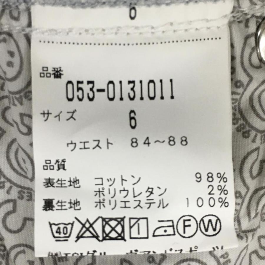 パーリーゲイツ パンツ 白 複数ワッペン 蓄熱裏地 内側30周年 メンズ 6