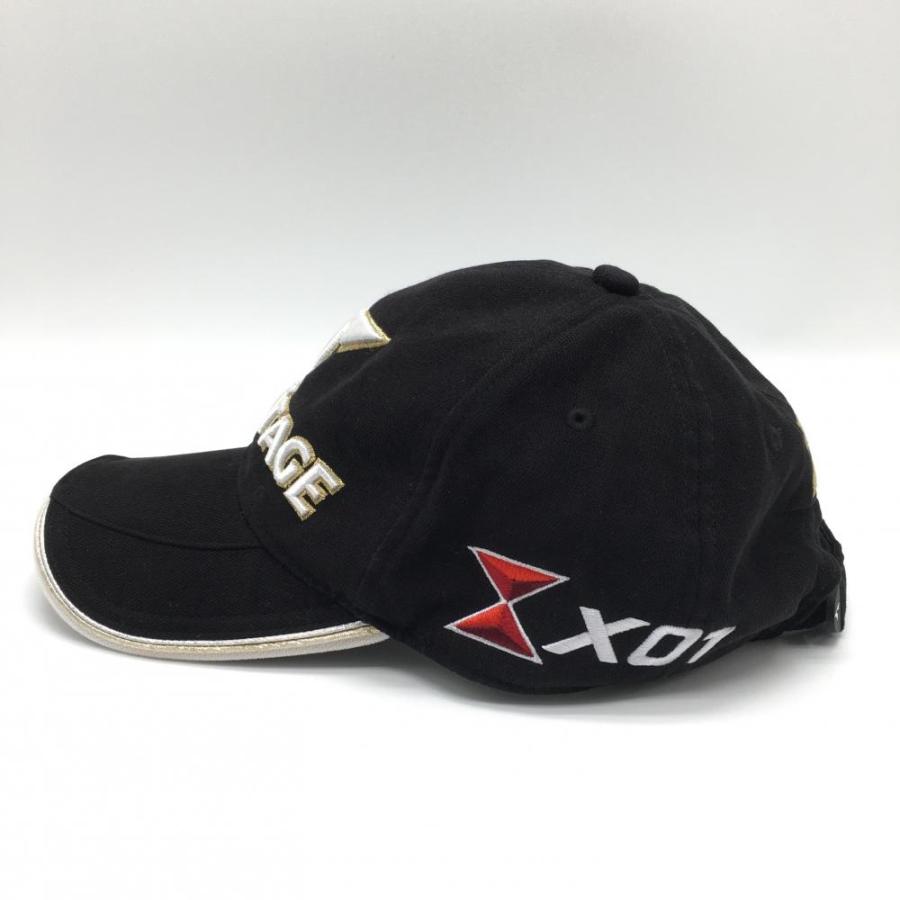 TOURSTAGE ツアーステージ キャップ 黒×白 立体ロゴ刺しゅう ラメ糸 LL 