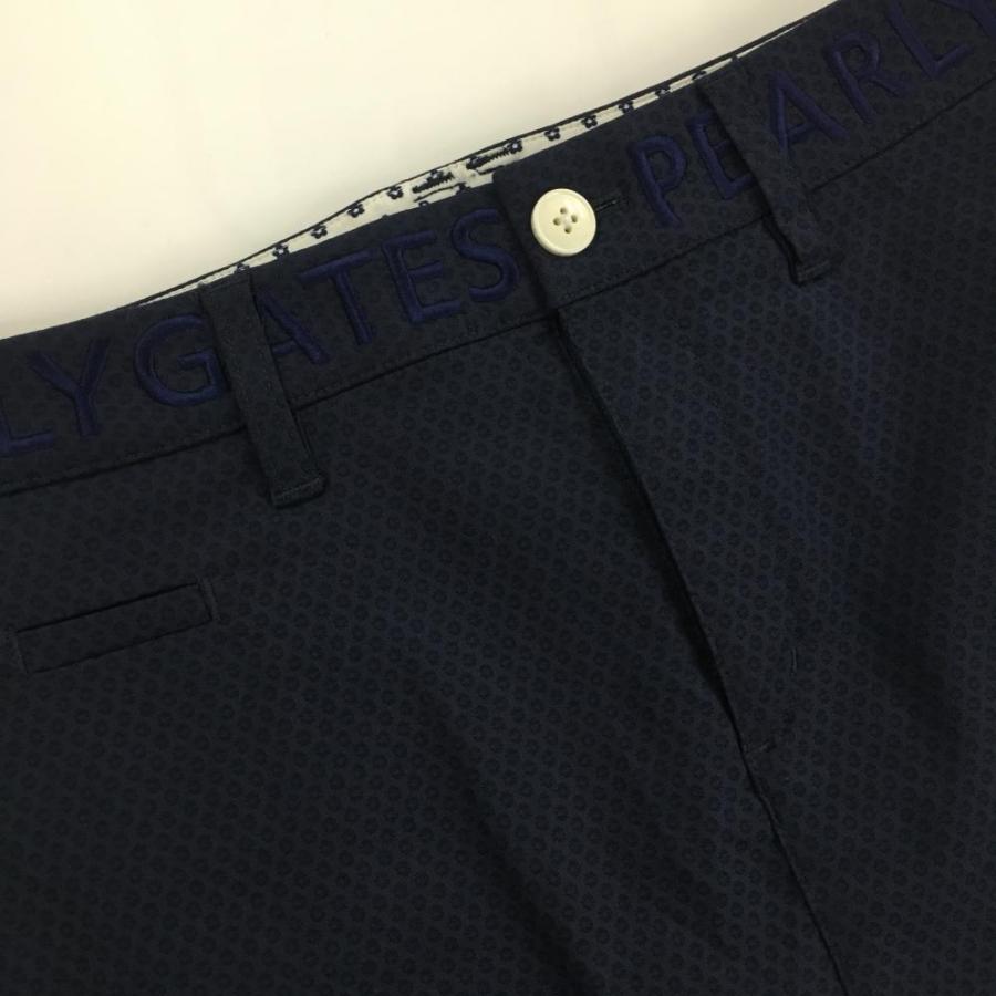 PEARLY GATES パーリーゲイツ スカート ネイビー 織生地