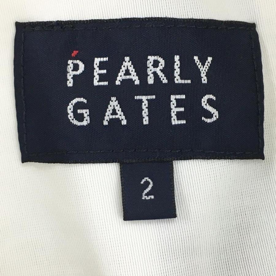 PEARLY GATES（パーリーゲイツ） スカート 白×グリーン メッシュ
