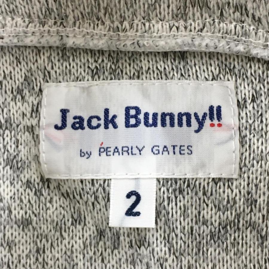 Jack Bunny!!（ジャックバニー） ニットブルゾン 杢グレー×ライト