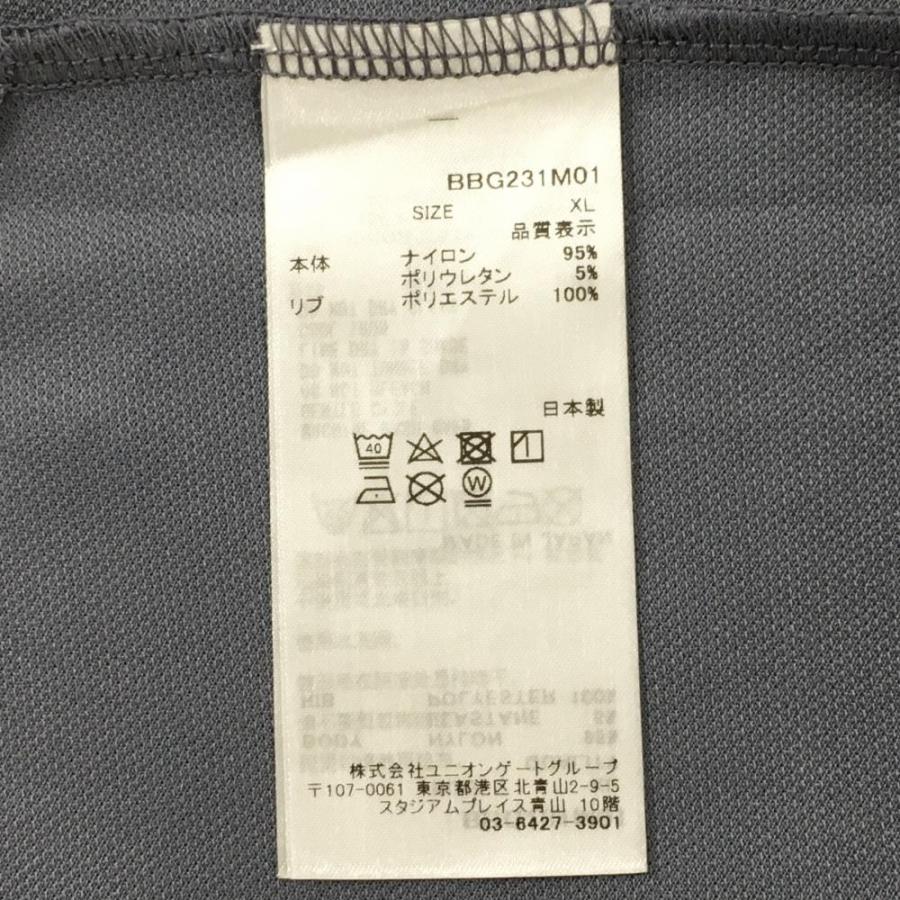 BRIEFING GOLF ブリーフィング 半袖ポロシャツ グレー ステッチ