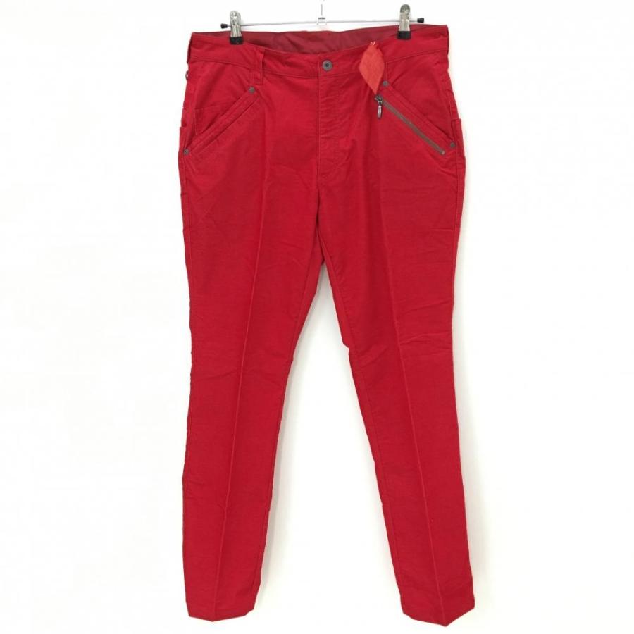 le coq Golf ルコック ゴルフ メンズ 裏起毛 パンツ 秋冬 79 赤 【公式