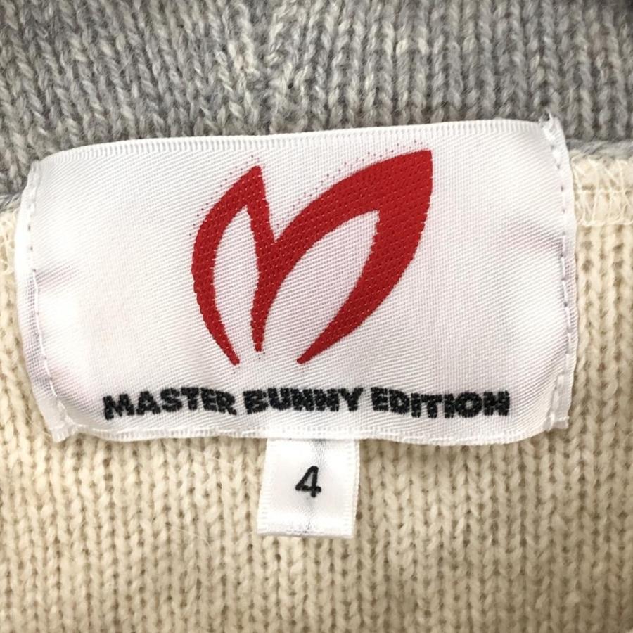 新品 マスターバニー スウェット セーター 胸ロゴ ホワイト M