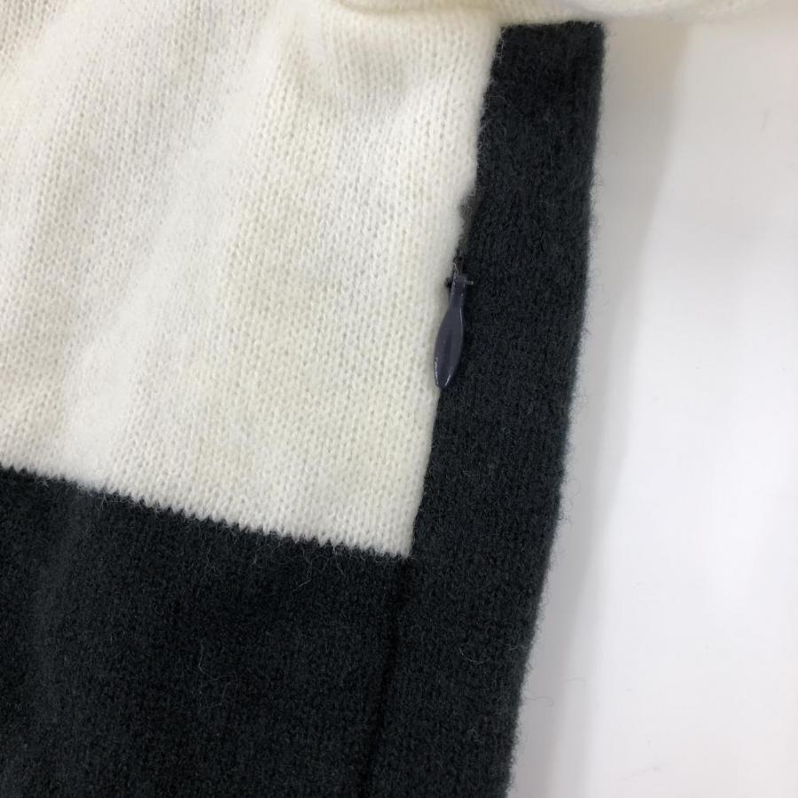 パーリーゲイツ レディースニットジャケット パーリーゲイツ ニットジャケット 黒×白 ネックライン 裏地