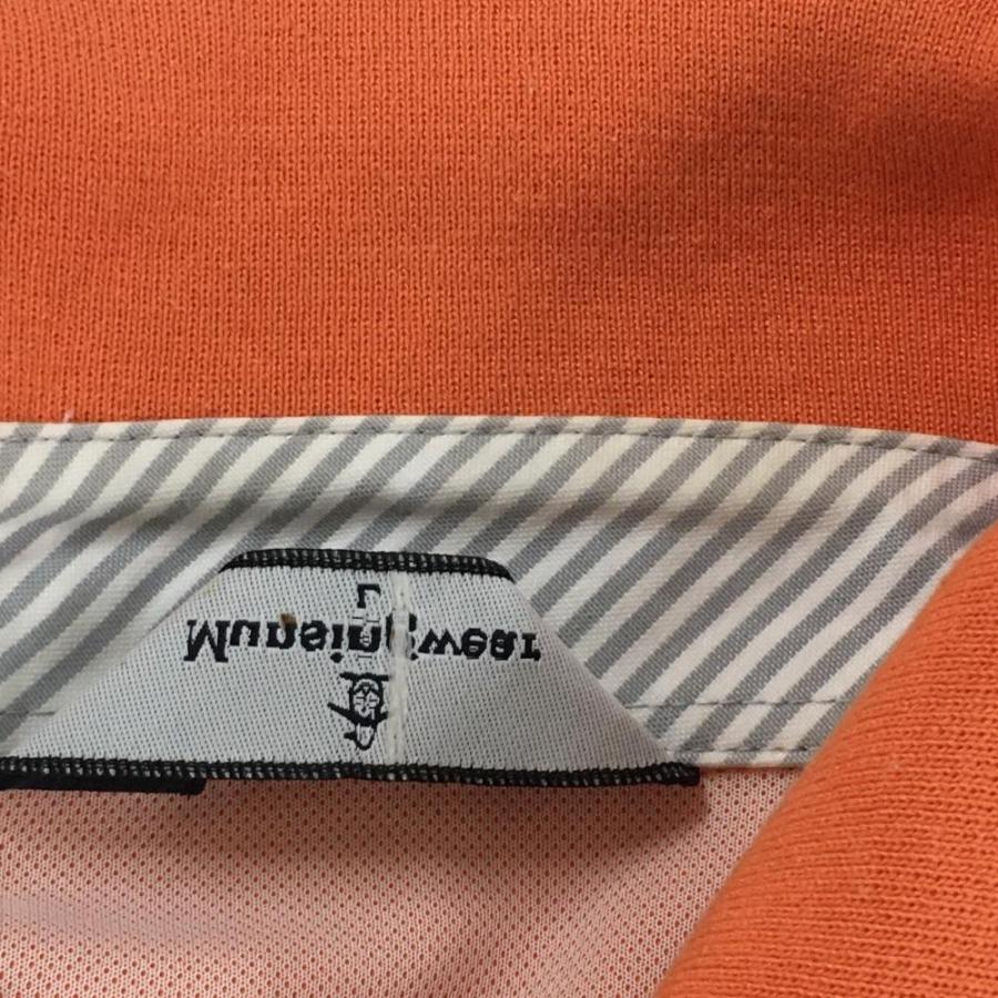 Munsingwear（マンシングウェア） 半袖ポロシャツ オレンジ 胸元ロゴ