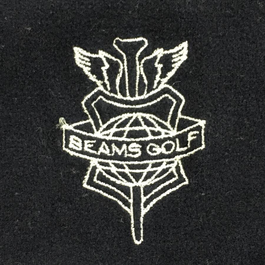 BEAMS ビームスゴルフ 長袖ハイネックシャツ ネイビー 表微起毛