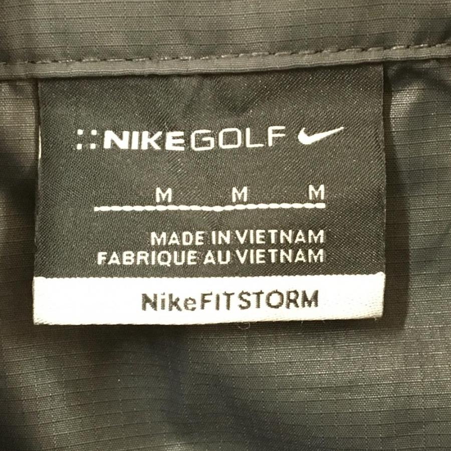 NIKE ナイキゴルフ 半袖ジャケット イエロー×グレー バイカラー