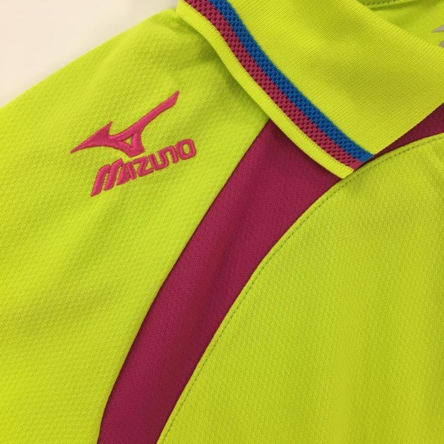 Mizuno 蛍光イエロー チェック柄 ポロシャツ 514-X3T0uAL._AC_AC_SY350_QL65_.jpg
