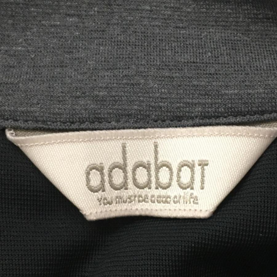 値下げ！【新品】アダバット　ゴルフ　レディース　サイズ38 ハイネック　グレー ハイネックシャツ レディース アダバット adabat 2025 秋冬 新作